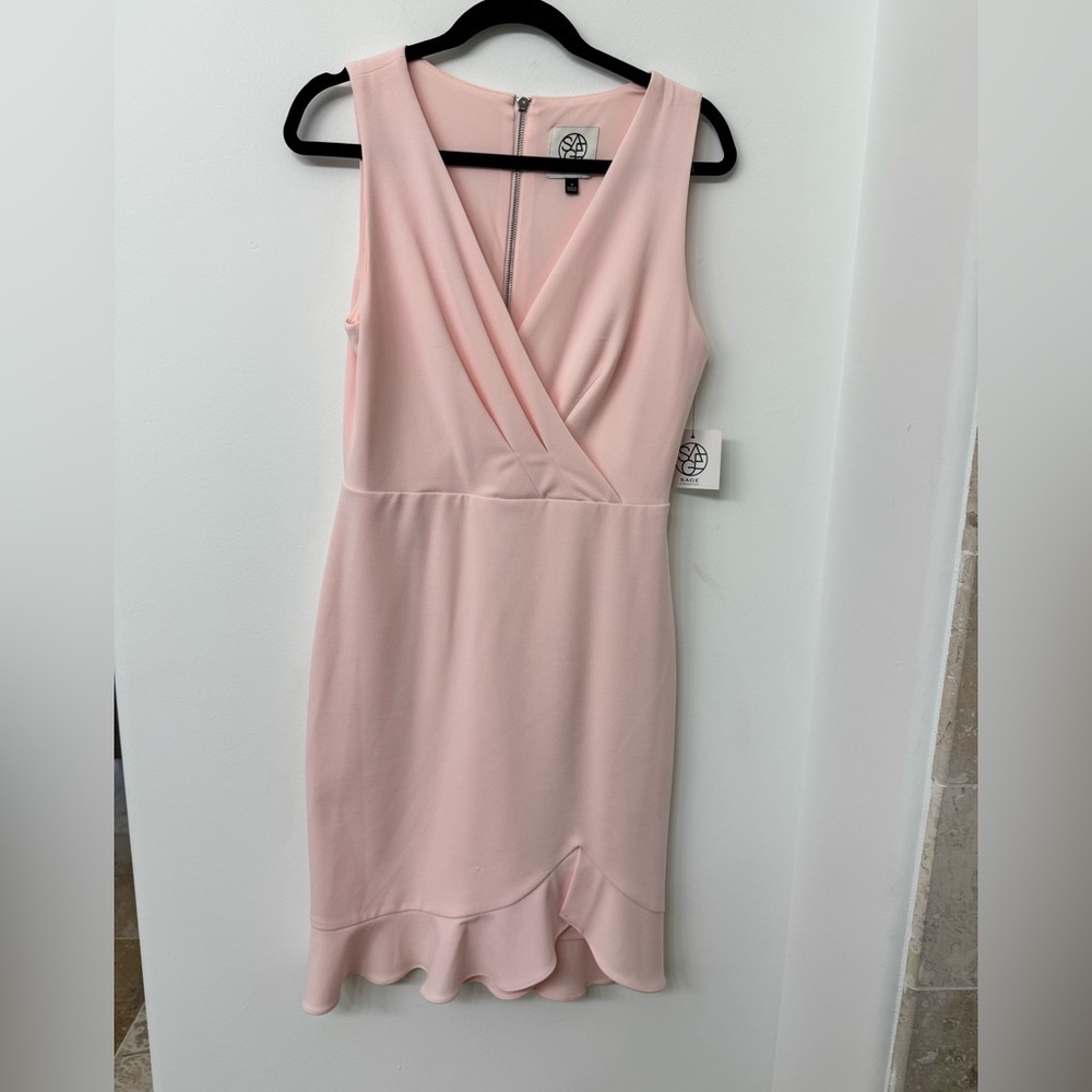 Sage Collective Midi Dress with Ruffle Hem